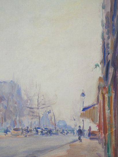null Mikhail Nikolaevich YAKOVLEV (1880-1942)
Notre Dame de Paris 
Oil on canvas...