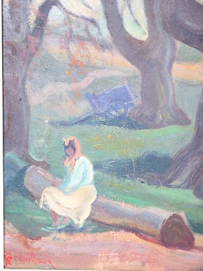 null André François BREUILLAUD (1898-1994)
Scène d'automne
Huile sur toile signée...
