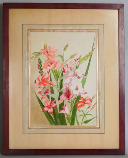 Madeleine BODARD (1906-1987) 
Fleurs champêtres...