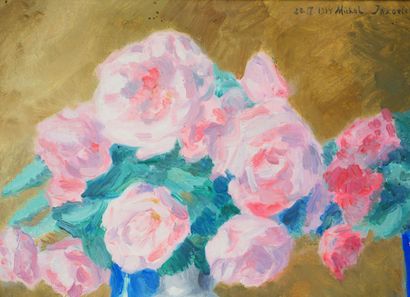 null Mikhail Nikolaevich YAKOVLEV (1880-1942)
Nature morte au bouquet de roses
Huile...