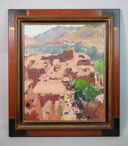 null MODERN SCHOOL
Village of the Maghreb
Oil on canvas signed in lower right corner
Dimensions...