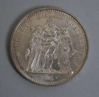 null Ensemble de 13 Monnaies Argent - France.
10 pièces de 10 Francs Hercule, 1965...