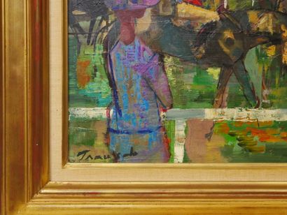 null Emilio GRAU-SALA (1911-1975)
Deauville 
Huile sur toile signée en bas à gauche....