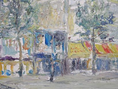 null Armand DALIAN (1924-2000)
"La coupole à Montparnasse"
Huile sur toile signée...