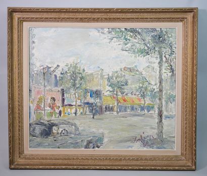 null Armand DALIAN (1924-2000)
"The cupola in Montparnasse"
Oil on canvas signed...