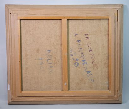 null Armand DALIAN (1924-2000)
"La coupole à Montparnasse"
Huile sur toile signée...