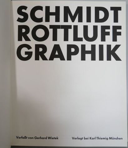 null [SCHMIDT ROTTLUFF]
Gerhard Wietek, Verlegt bei Karl Thiemig München, in-folio,...