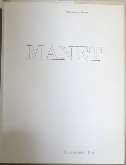 null [Painting XIXth]. Set of 2 Volumes.
Jean-Jacques Lévêque, Manet, Éditions Siloé...