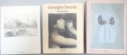 null [EXHIBITION CATALOGS]. Set of 3 Volumes.
Various Artists - Drawings.
Henri Cartier-Bresson...