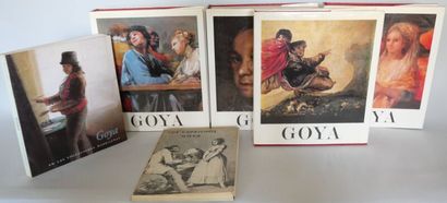 null [GOYA Francisco de]. Set of 4 Volumes and 2 additions.
Gudiol José, Weber Editions...