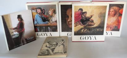 null [GOYA Francisco de]. Ensemble de 4 Volumes et 2 ajout.
Gudiol José, Éditions...