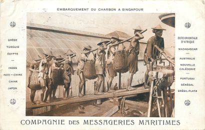 null 7 POSTCARDS MALAYSIA: Singapore - Trades - Man. Selection. "Sikh Policeman,...