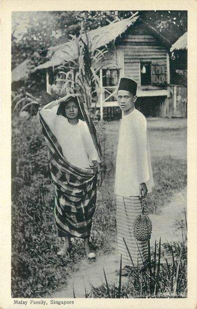 null 7 POSTCARDS MALAYSIA: Singapore - Scenes and Types. Selection. "Javanese Hadjee...