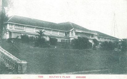 null 14 CARTES POSTALES MALAISIE : Ville de Johore. "The Istanan, Views (4), Scenery...