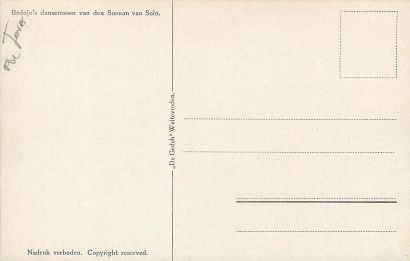 null 7 POST CARDS : Dutch Indies - Show. "2cp/cph-Musicians, 3cp-Theater: Wajang...