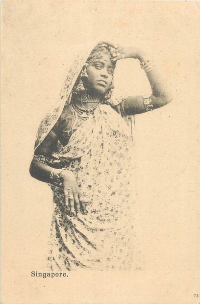 null 9 POSTCARDS MALAYSIA: Singapore - Types of women. Selection. "Kling woman (state),...