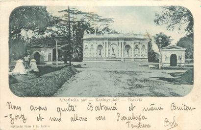 null 70 POSTCARDS INDONESIA: Dutch Indies - Jakarta-Capital. Qqs animations, qqs...