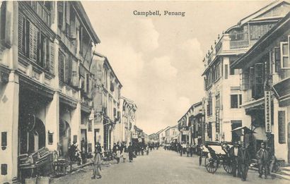 null 43 POSTCARDS MALAYSIA: The City of Penang. Including" Tramway Function, Chulia...
