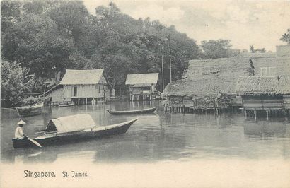 null 55 CARTES POSTALES MALAISIE : Ville de Singapour. Dont" St Joseph's Institution...