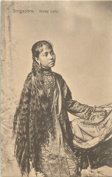null 9 POSTCARDS MALAYSIA: Singapore - Types of women. Selection. "Kling woman (state),...