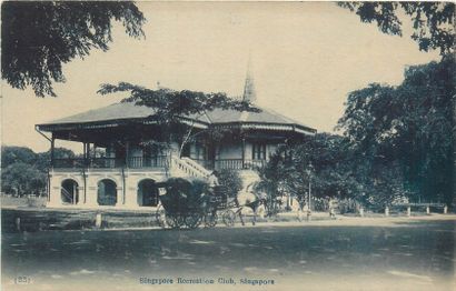 null 55 CARTES POSTALES MALAISIE : Ville de Singapour. Dont" Malay-Houses at Tanjong...