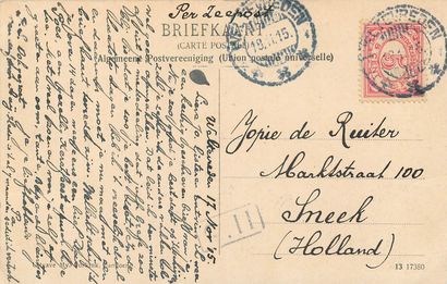 null 5 TYPICAL POSTCARDS: Dutch Indies - The Men. "Sados, Grobaks, Prigen-Inlandscher...