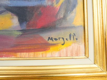 null Jean MARZELLE (1916-2005) 
Les voiliers 
Huile sur toile signée en bas à droite
Dimensions :...
