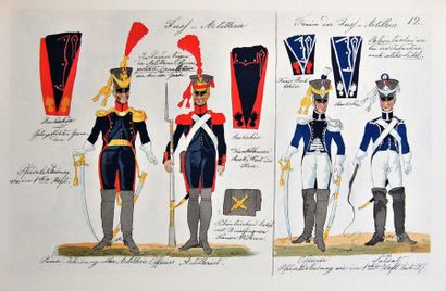 ALLEMAGNE Bavière-Prusse-Saxe-Westphalie-Wurtemberg SAUERWEID Camp de Dresde. 1812-1813....
