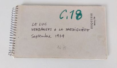 null Jean CLUSEAU-LANAUVE (1914-1997)
Carnet de 71 dessins "Le Luc, Vendanges à la...