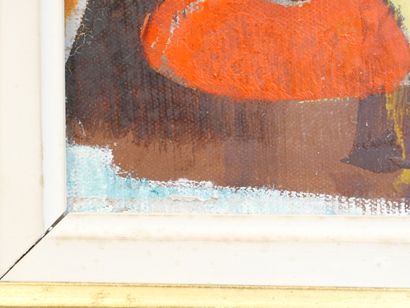 null Robert VERNET-BONFORT (1934)
"les bas rouges"
Huile sur toile signée en bas...
