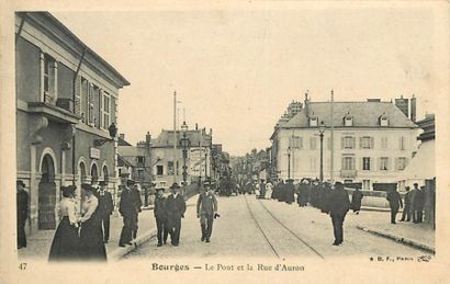 null 162 CARTES POSTALES CHER: La Ville de Bourges. Dont" Etablissements Militaires-Pyrotechnie,...