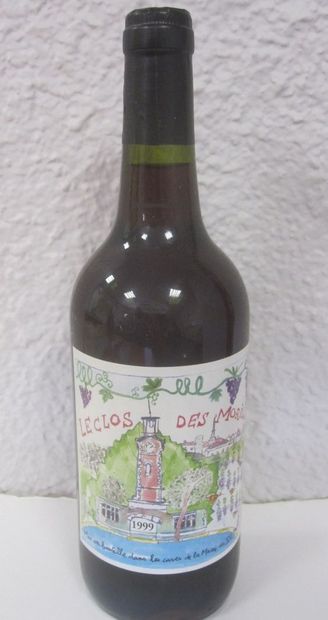 null 30 bouteilles de vin du Clos des Morillons. Paris. Pinot noir. 1999. Vente à...