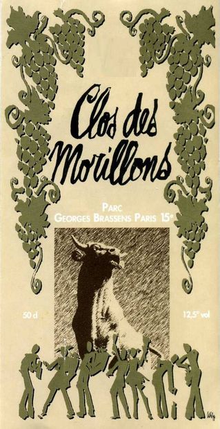 null 40 bouteilles de vin du Clos des Morillons. Paris. Pinot noir. 2010. Vente à...