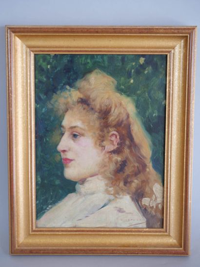 Victor LEYDET (1861-1904)
Portrait d'une...