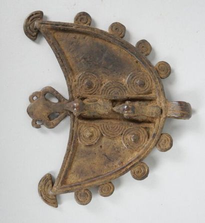 null BURKINA FASO - peuple BWA GURUNSI

Important pendentif en bronze à cire perdue...