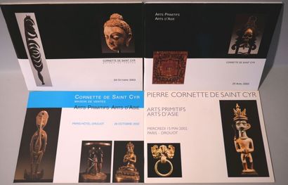 null [CATALOGUES DE VENTES]. Ensemble de 27 Catalogues - Arts Premiers.
Pierre Cornette...
