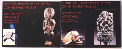 null [CATALOGUES DE VENTES]. Ensemble de 27 Catalogues - Arts Premiers.
Pierre Cornette...