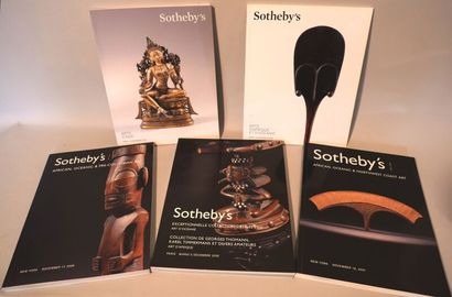 [CATALOGUES DE VENTES]. Ensemble de 5 Catalogues.
Sotheby's...