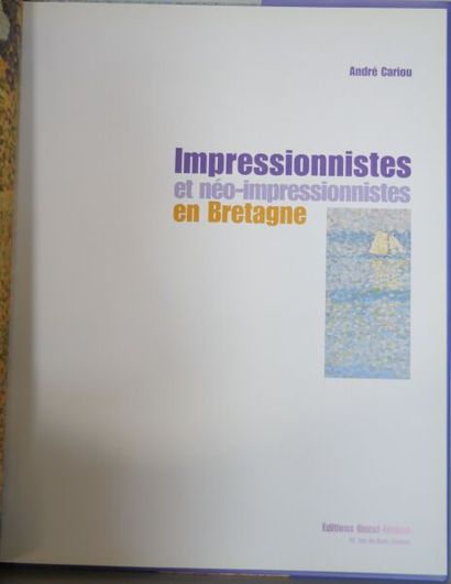 null [ARTISTIC MOVEMENTS]. Set of 5 Volumes.
Cariou Alain. Impressionists and neo-impressionists...