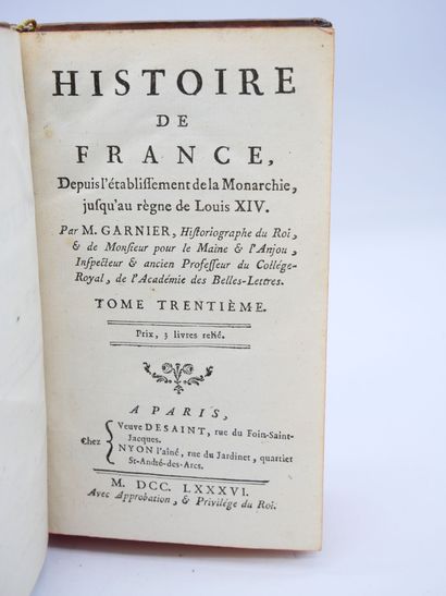 null HISTORY OF FRANCE from the Establishment of the Monarchy to the Reign of Louis...