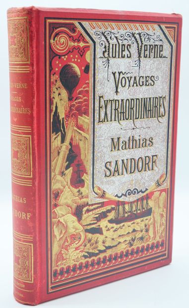 null VERNE Jules.
Voyages Extraordinaires, Mathias Sandorf, Paris, Bibliothèque d'Education...