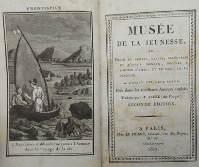 null [YOUTH]. Set of 8 Volumes.
ANDRE (Des Vosges J.-F.), Musée de la Jeunesse, 2nd...