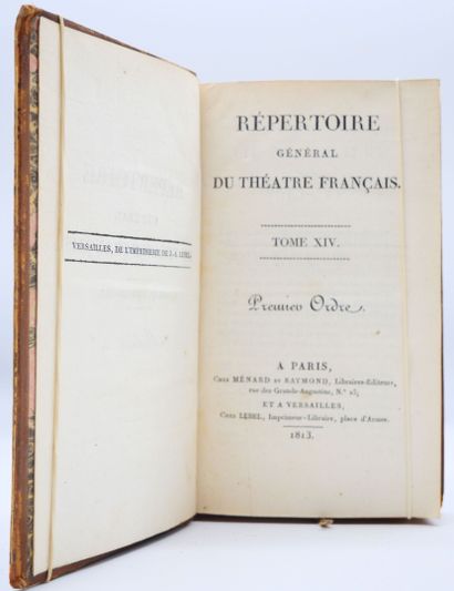 null REPERTOIRE GENERAL DU THEATRE FRANÇAIS. 
Ensemble de 47 Volumes.
Paris, Chez...