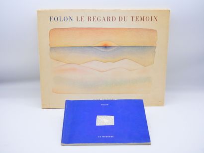 FOLON Jean-Michel. Ensemble de 2 Volumes.
Le...