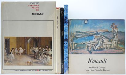 [ARTISTES]. Ensemble de 5 Volumes.
Degas...