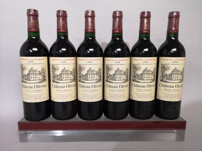 6 bouteilles de Château OLIVIER - Pessac...