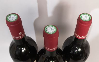null 3 bouteilles de Château PETIT VILLAGE - Pomerol 1993