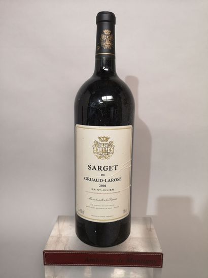 1 magnum de SARGET 2nd vin de Château GRUAUD...