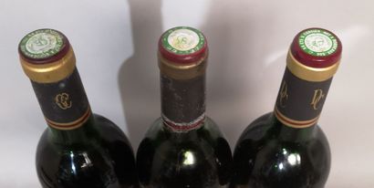 null 3 bouteilles de Ch. GRUAUD LAROSE - 2e Gcc Saint Julien 1 de 1983 (Niveau mi...