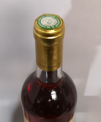 null 1 bouteille de Château SUDUIRAUT 1er Cc Sauternes 1990